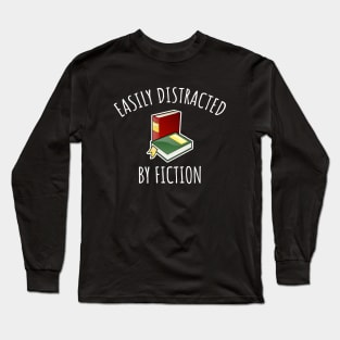 Easily Distracted By Books Long Sleeve T-Shirt